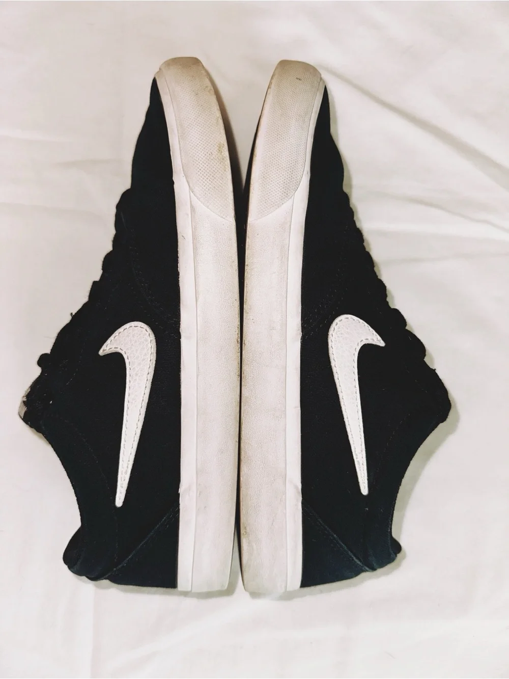 Nike SB Charge Sneakers Black Canvas Sz 7 Athletic Casual Workout